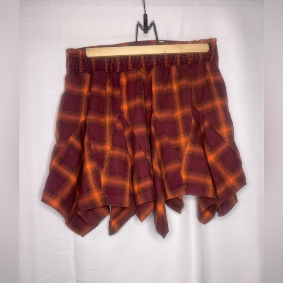 Free People Xia Plaid Skirt - Size Small - Picture 5 of 8